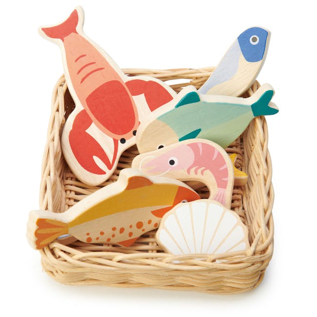 Tender Leaf Toy Kitchen - Seafood Basket - 2