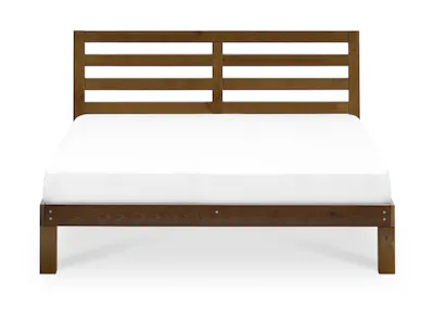 Katana Queen Wooden Bed - Headboard Only - Walnut
