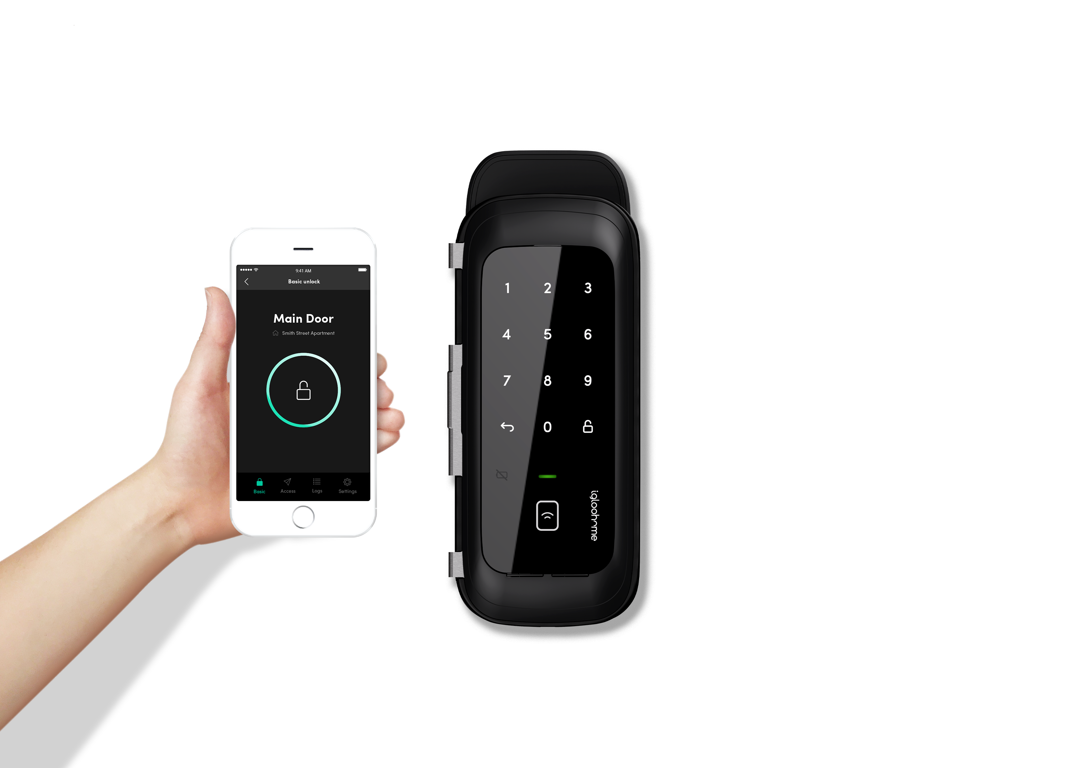 igloohome Glass Door Lock, igloohome Smart Locks HipVan