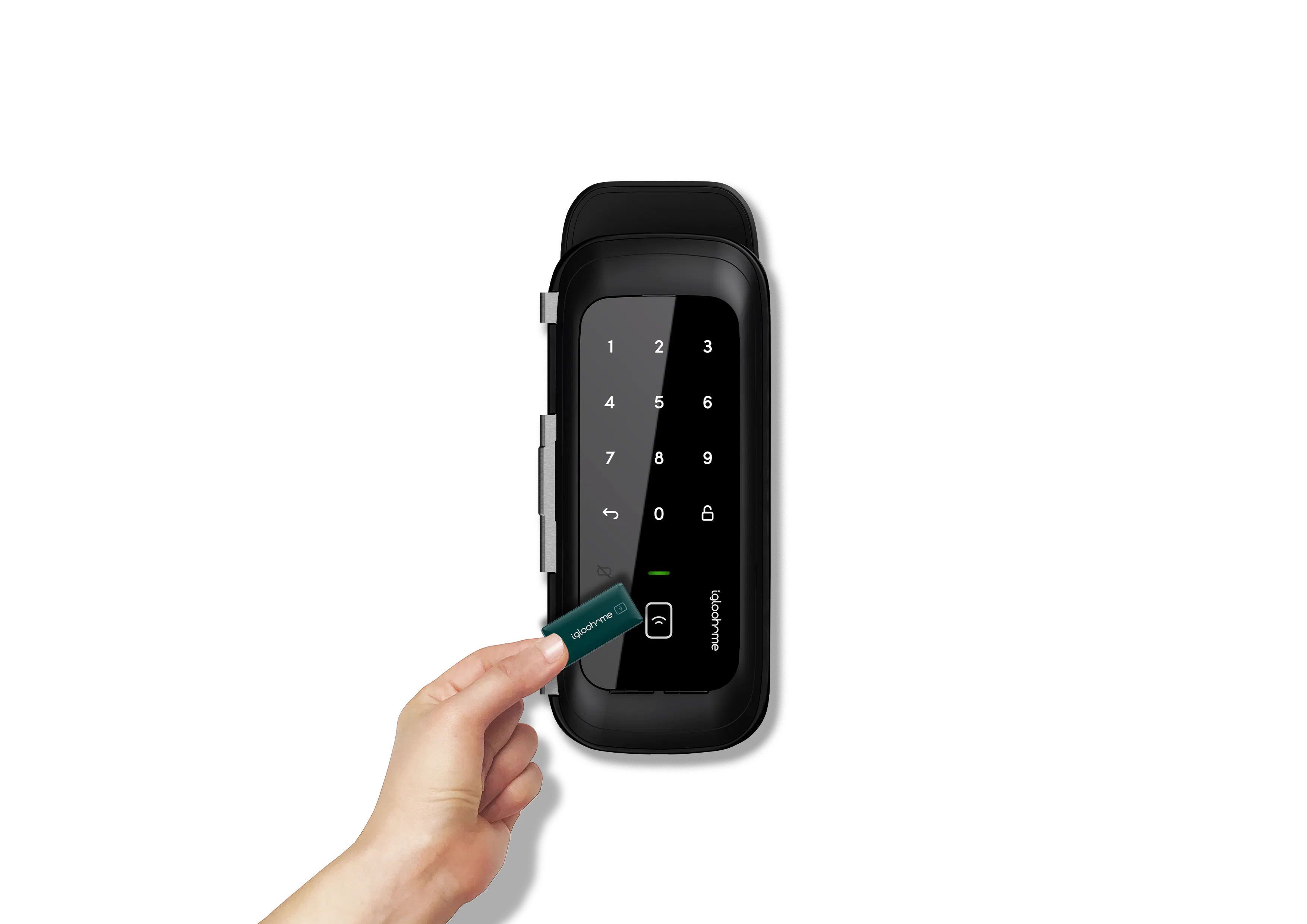 igloohome Glass Door Lock - 11 - Secure digital wallet integration, Convenient mobile payment solution, User-friendly keypad