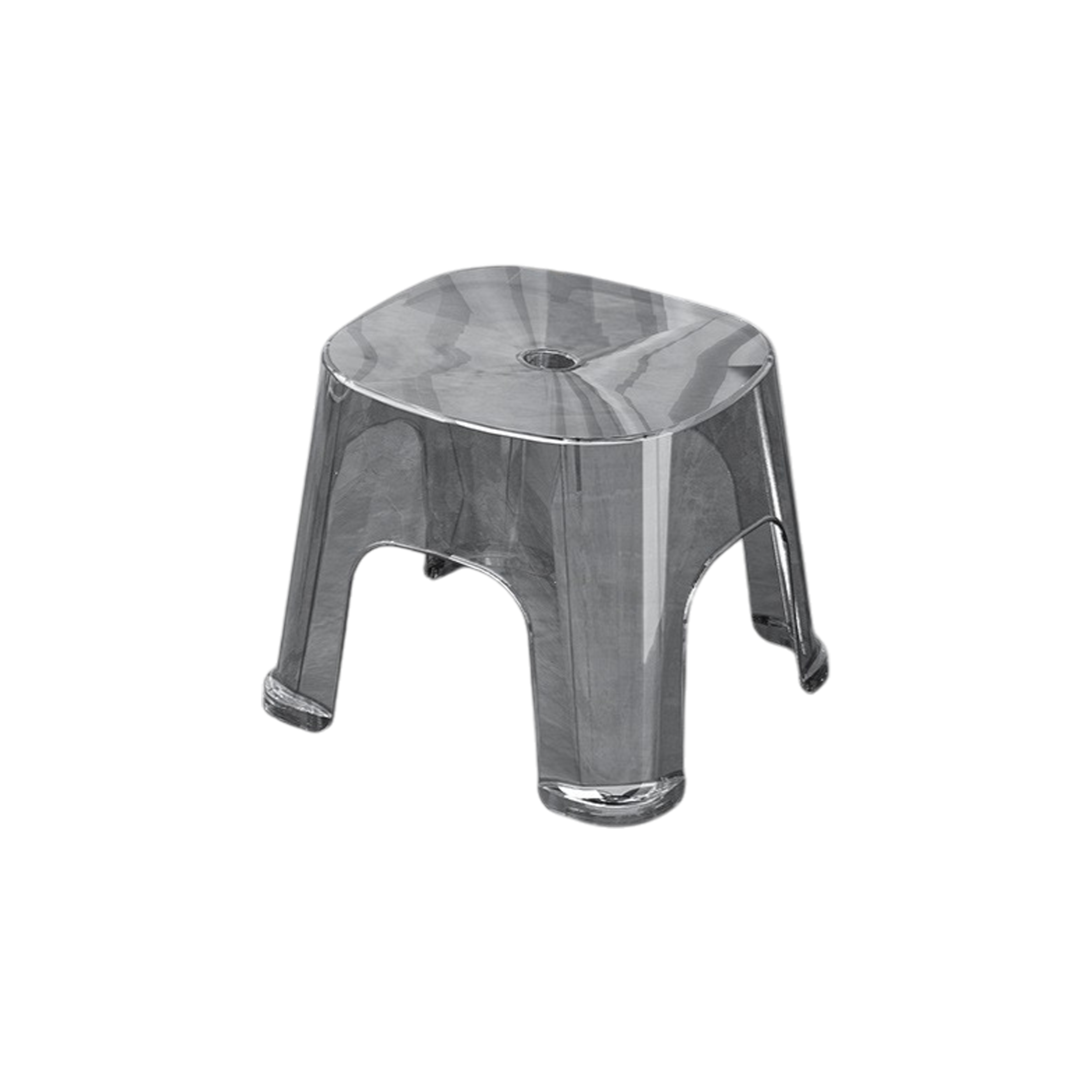 Voss Plastic Stool - Grey