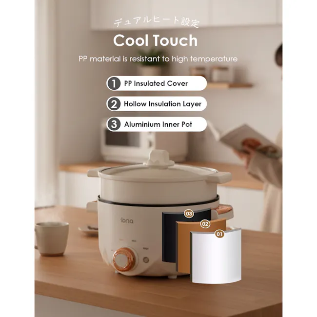 IONA 3.0L Multi Cooker with Steamer - 12