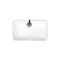 Table Matters White Scallop 8 Inch Rectangular Plate - 0