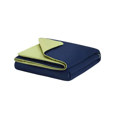 Intero LUMIER Micro Tencel™ Penny Summer Blanket 1500TC - Midnight Blue / Willow (2 Sizes)