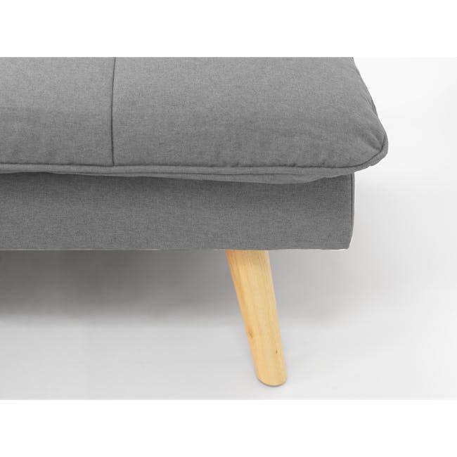 Jen Sofa Bed - Pewter Grey (Eco Clean Fabric) - 14