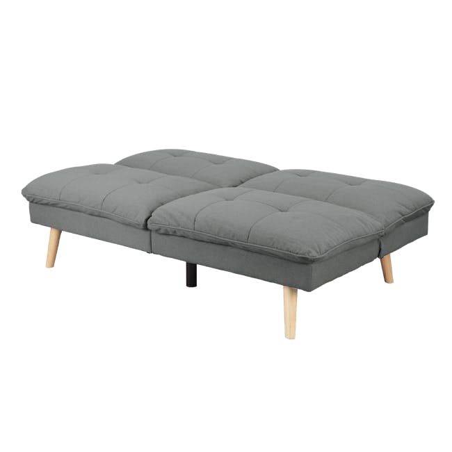 Jen Sofa Bed - Pewter Grey (Eco Clean Fabric) - 8