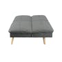 Jen Sofa Bed - Pewter Grey (Eco Clean Fabric) - 5
