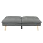 Jen Sofa Bed - Pewter Grey (Eco Clean Fabric) - 1