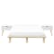 Hiro Queen Platform Bed with 2 Dallas Bedside Tables