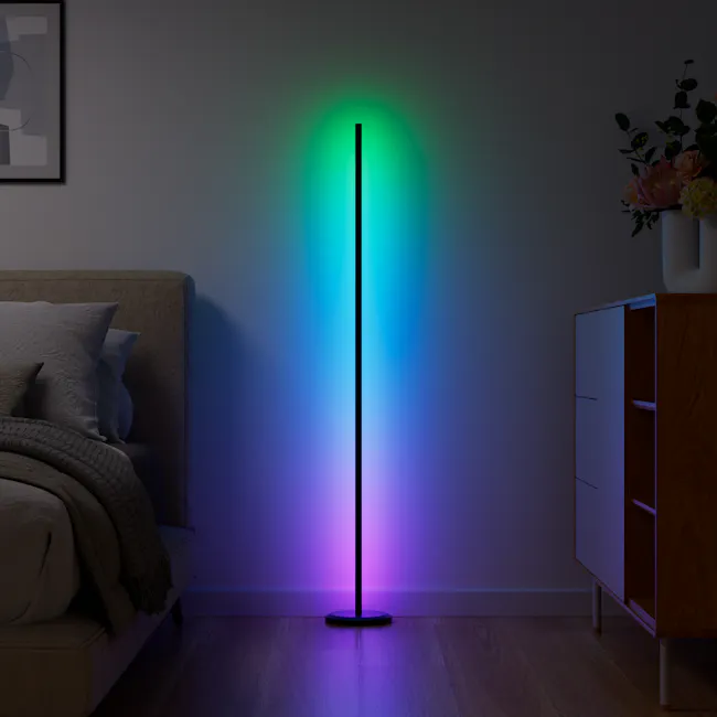Nanoleaf Matter Smart Multicolour Floor Lamp - Black - 5