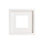 12-Inch Square Wooden Frame - White - 0