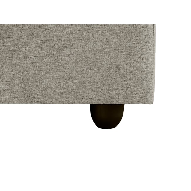 Mia L-Shaped Storage Sofa Bed - Ecru - 18 - Subtle texture with subtle variations, Fine, detailed weave pattern, Coarse