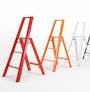 Hasegawa Lucano Aluminium 3 Step Ladder - Orange - 2