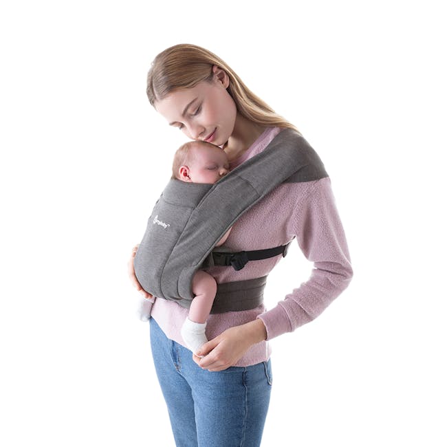 Ergobaby Embrace Newborn Baby Carrier - Heather Grey - 0