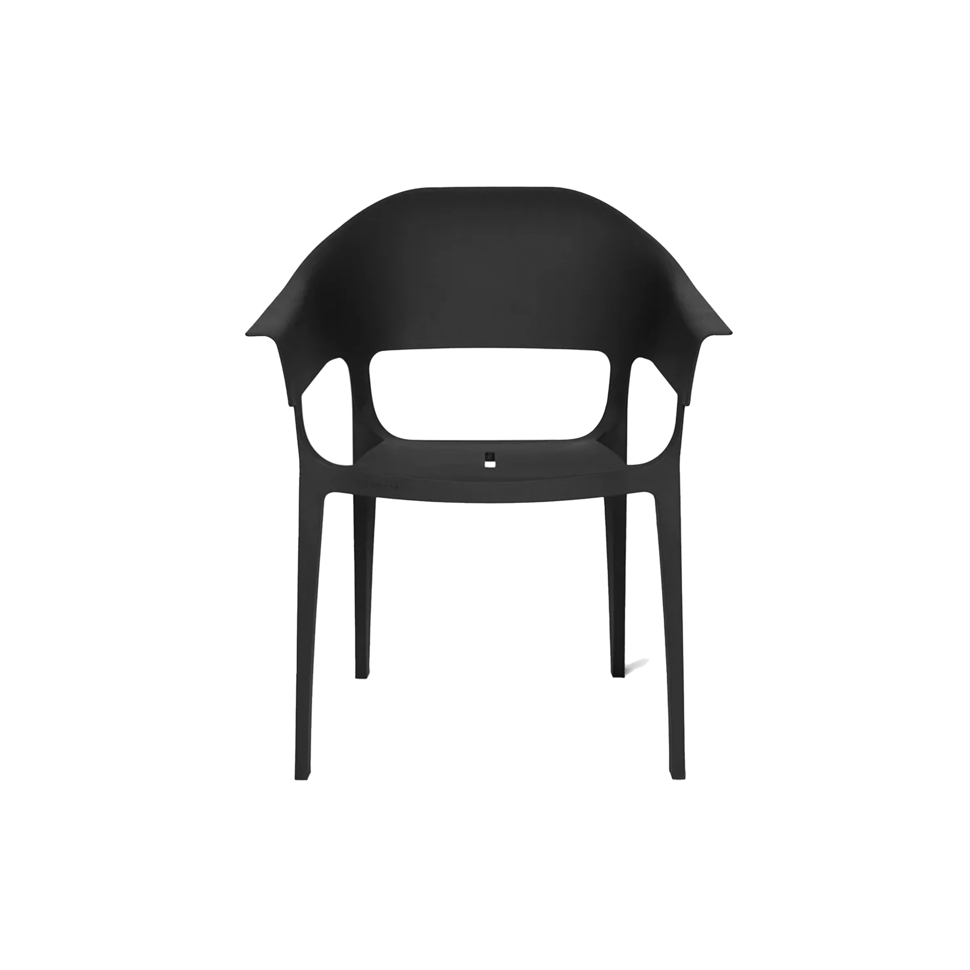 Kyo Stackable Chair - Moon Black