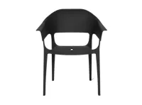 Kyo Stackable Chair - Moon Black