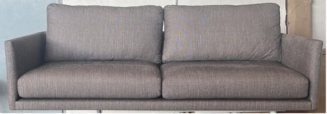 (As-is) Atlanta 3 Seater Sofa - Dim Grey - 1 - 1