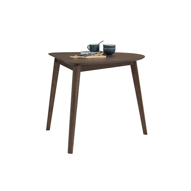 Karla Dining Table 0.9m - Walnut - 1