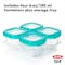 OXO Tot Baby Blocks Freezer Storage Container Set 6oz - Teal - 6