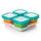 OXO Tot Baby Blocks Freezer Storage Container Set 6oz - Teal - 10