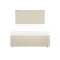 Arthur Super Single Storage Bed - Ivory (Faux Leather)