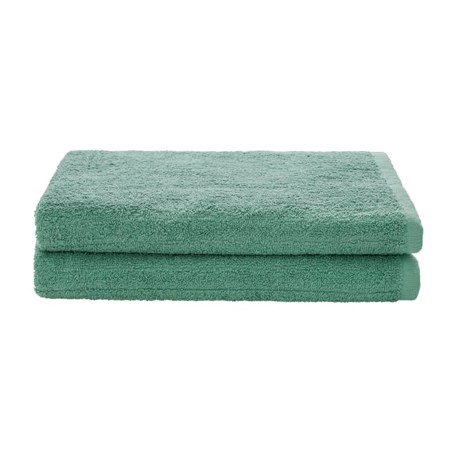 EVERYDAY Bath Towel - Teal (Set of 2) - 0