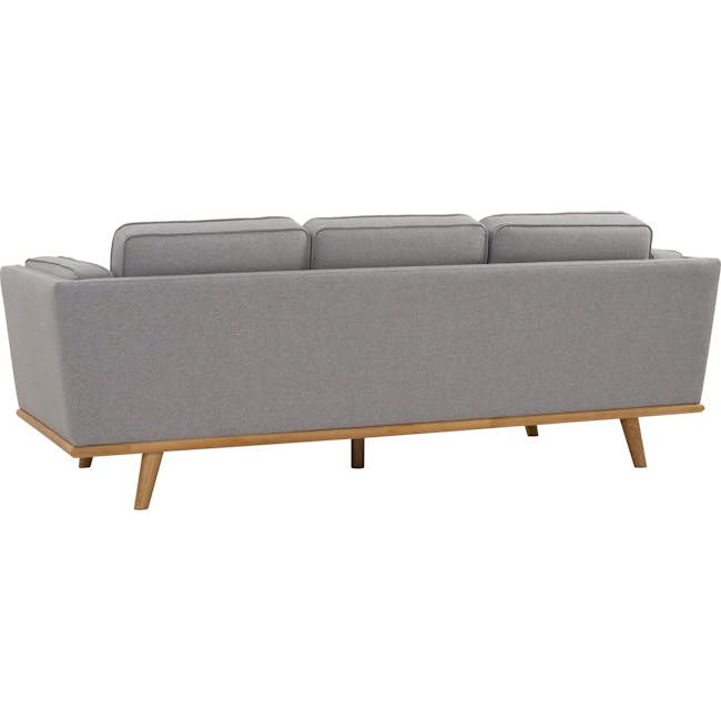 Carter 3 Seater Sofa - Natural, Light Grey (Fabric) - 4