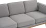 Carter 3 Seater Sofa - Natural, Light Grey (Fabric) - 8