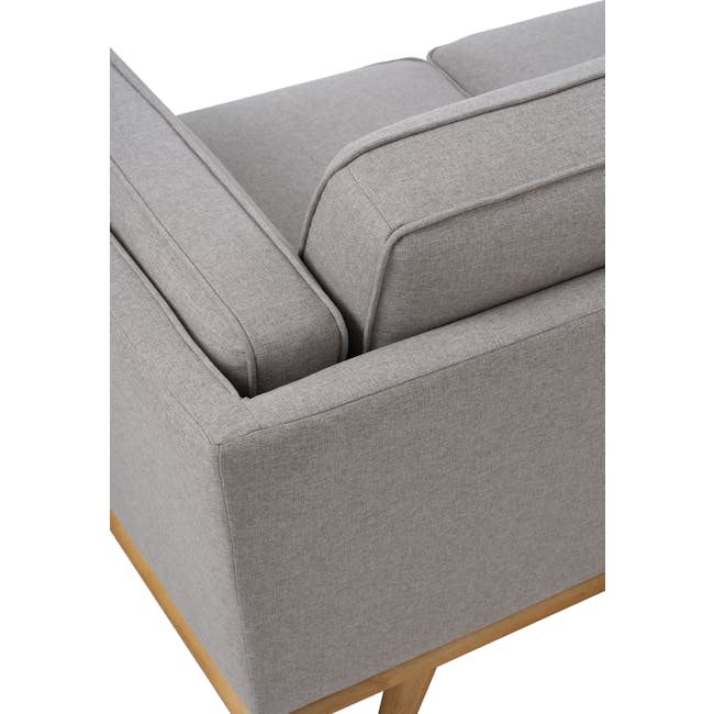 Carter 3 Seater Sofa - Natural, Light Grey (Fabric) - 9