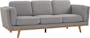 Carter 3 Seater Sofa - Natural, Light Grey (Fabric) - 2