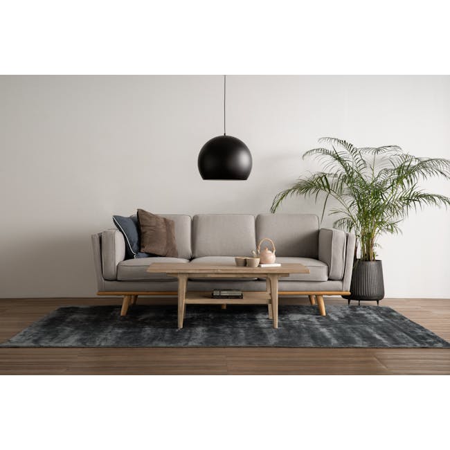 Carter 3 Seater Sofa - Natural, Light Grey (Fabric) - 1