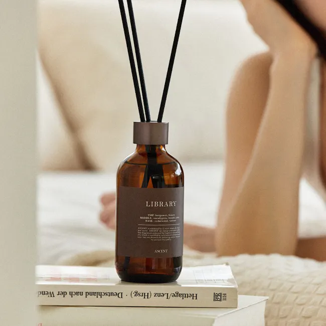 ASCENT Premium Reed Diffuser (2 Sizes) - Library - 1