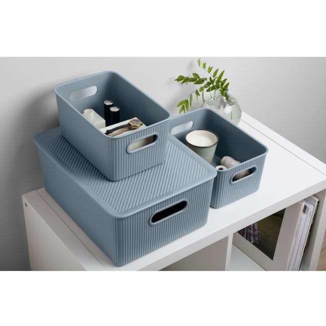 Tatay Organizer Storage Basket - Blue (4 Sizes) - 5L - 3