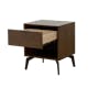 Addison Queen Platform Bed with 2 Addison Bedside Tables in Walnut - 12