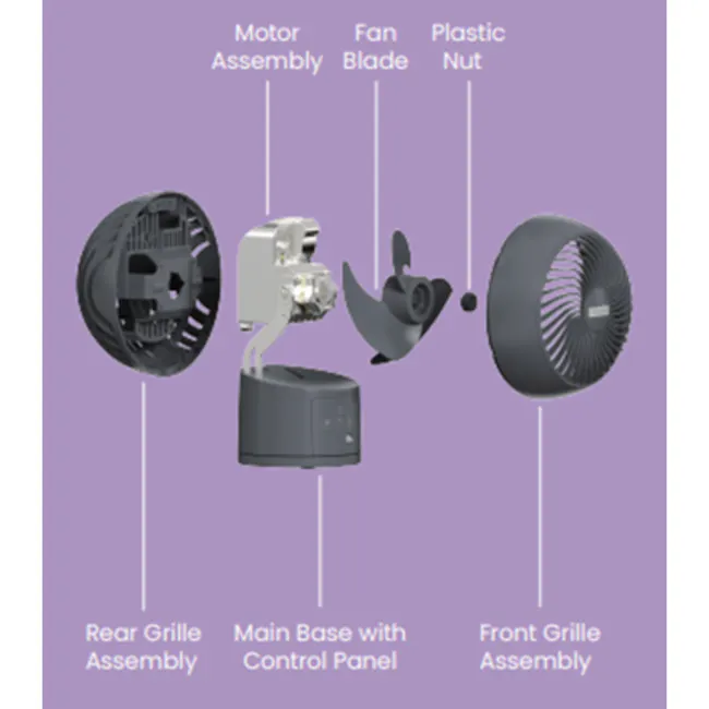MORRIES 6 Inch (BLDC Motor) High Velocity Fan MS906DCHVF - 5