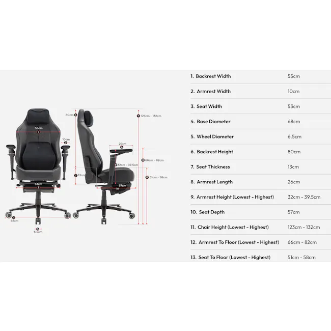 TTRacing Maxx Pro Gaming Chair - Ivory - 12