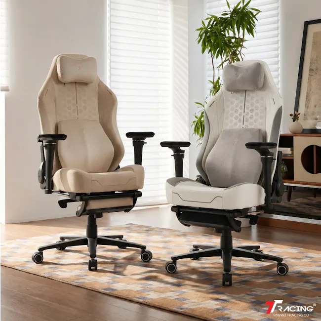 TTRacing Maxx Pro Gaming Chair - Ivory - 2