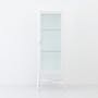 Olavi Glass Display Cabinet 0.6m - White - 7