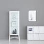 Olavi Glass Display Cabinet 0.6m - White - 1