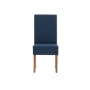 Nora Dining Chair - Natural, Navy (Fabric) - 3