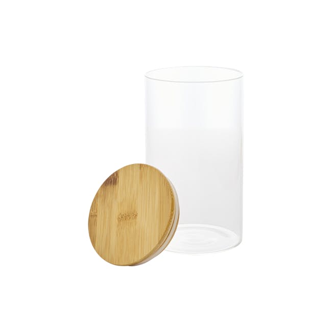 EVERYDAY Glass Jar with Bamboo Lid (3 Sizes) - 5
