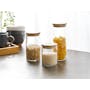 EVERYDAY Glass Jar with Bamboo Lid (Set of 3) - 1