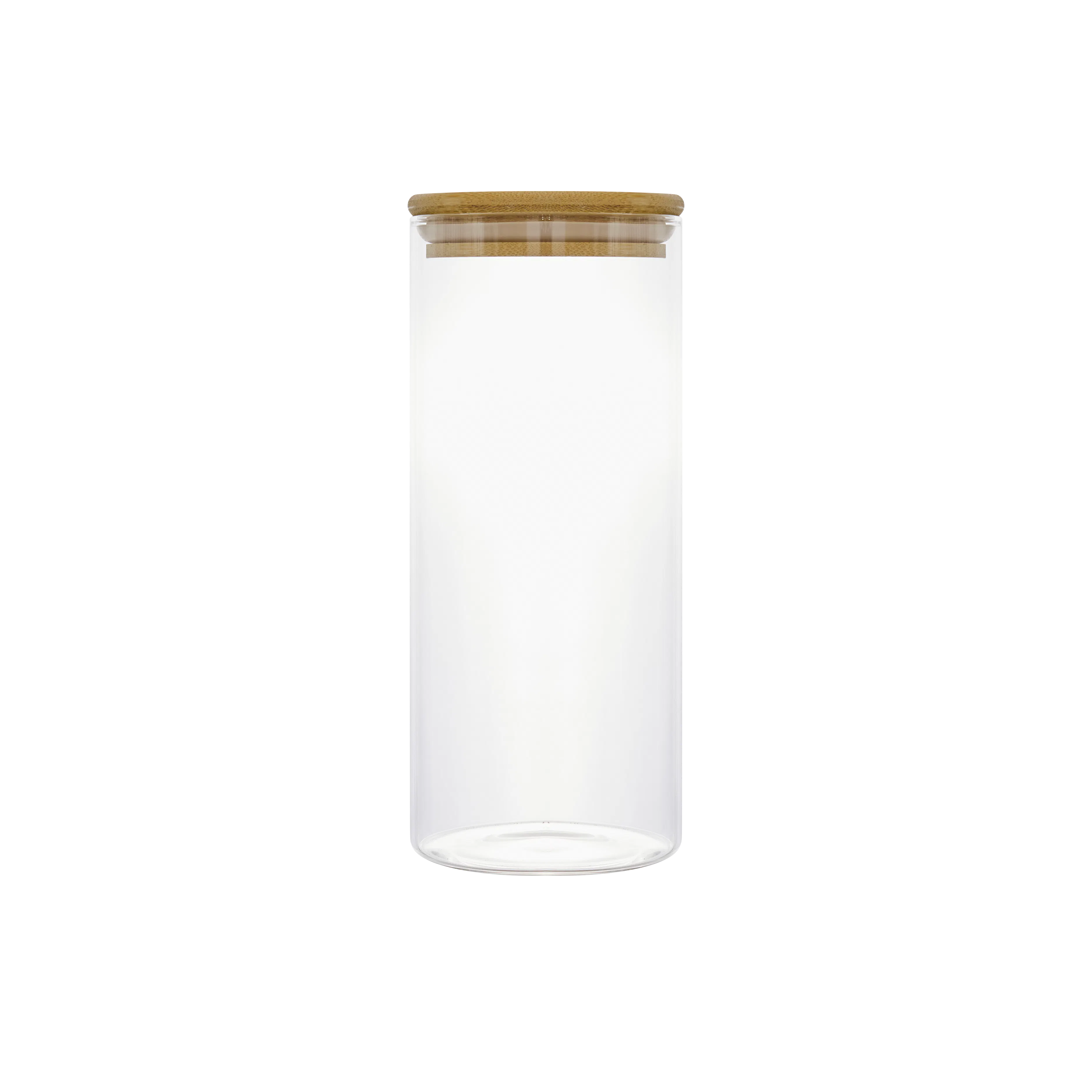EVERYDAY Glass Jar with Bamboo Lid (Set of 3) - 7