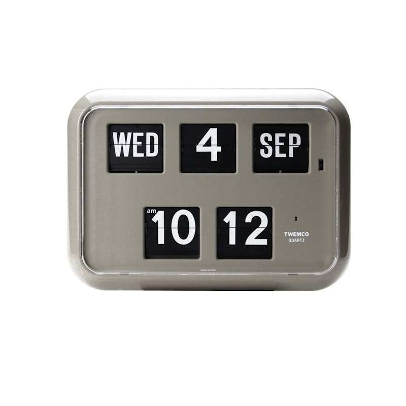 Calendar wall clock - Twemco - Homeware - Shop