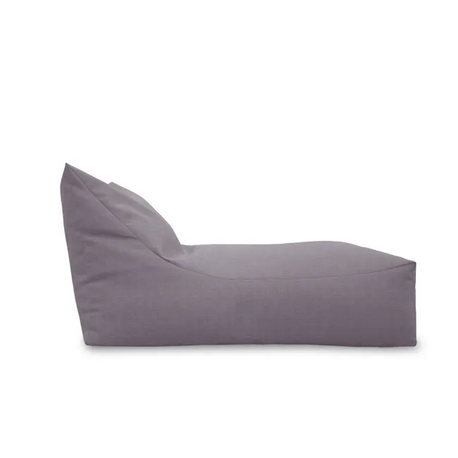 Daisy Bean Bag - Grey - 2 - modern sofa, contemporary chair, minimalist design, upholstered bench, gray fabric, soft