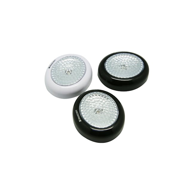 SOUNDTEOH LED Push Light Set of 3 (Battery Operated) - 0