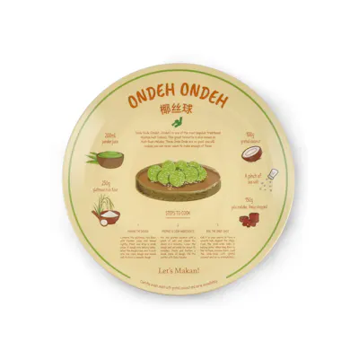 Recipe Plate - Ondeh Ondeh