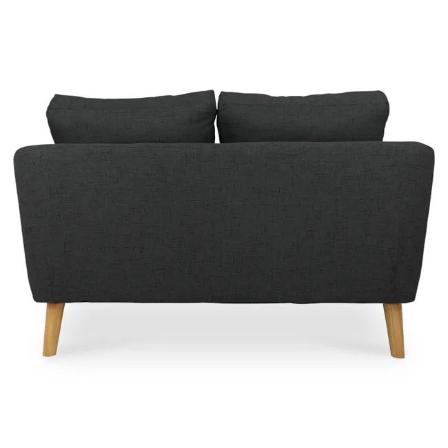 Hana 2 Seater Sofa with Hana Armchair - Charcoal - 12