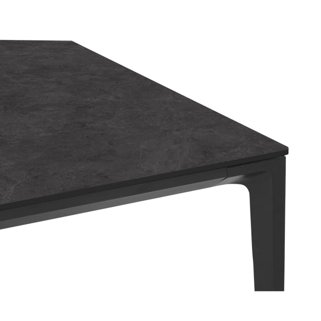 Edna Dining Table 1.6m - Dark Slate (Sintered Stone) - 1