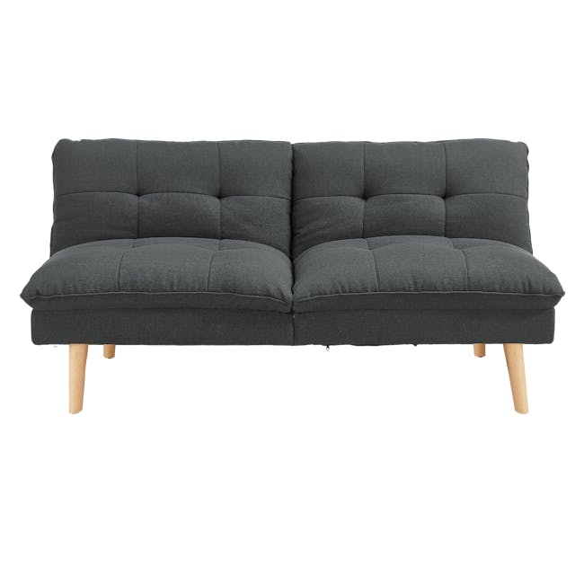 (As-is) Jen Sofa Bed - Charcoal (Eco Clean Fabric) - 0
